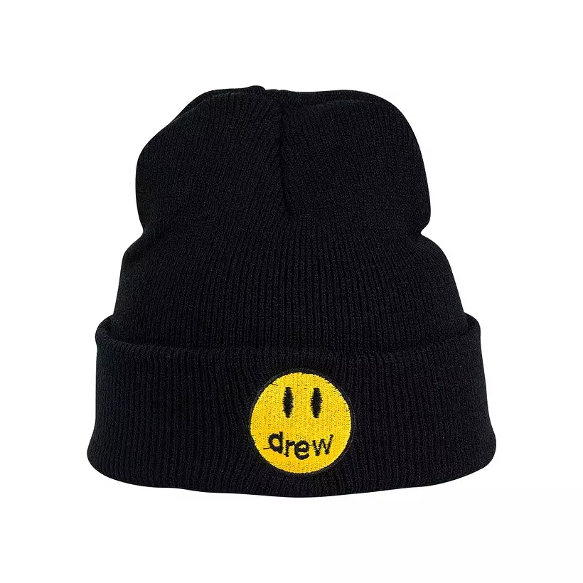 27 Drew Embroidered Smiley Toque