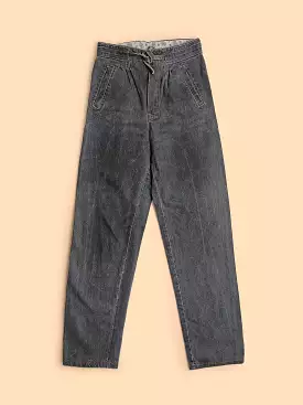 90's High Waist Jeans Charcoal - size XS