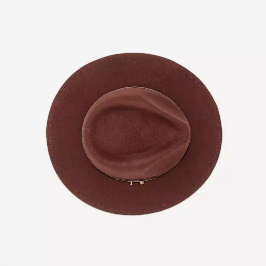 Ace Of Something Oslo Auburn Fedora Felt Hat