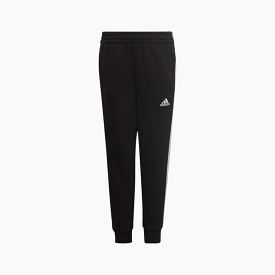 Adidas Essentials 3 Stripes Kids Unisex Pants (3-8 Years) -Black/White