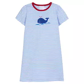 Applique Dress - Whale