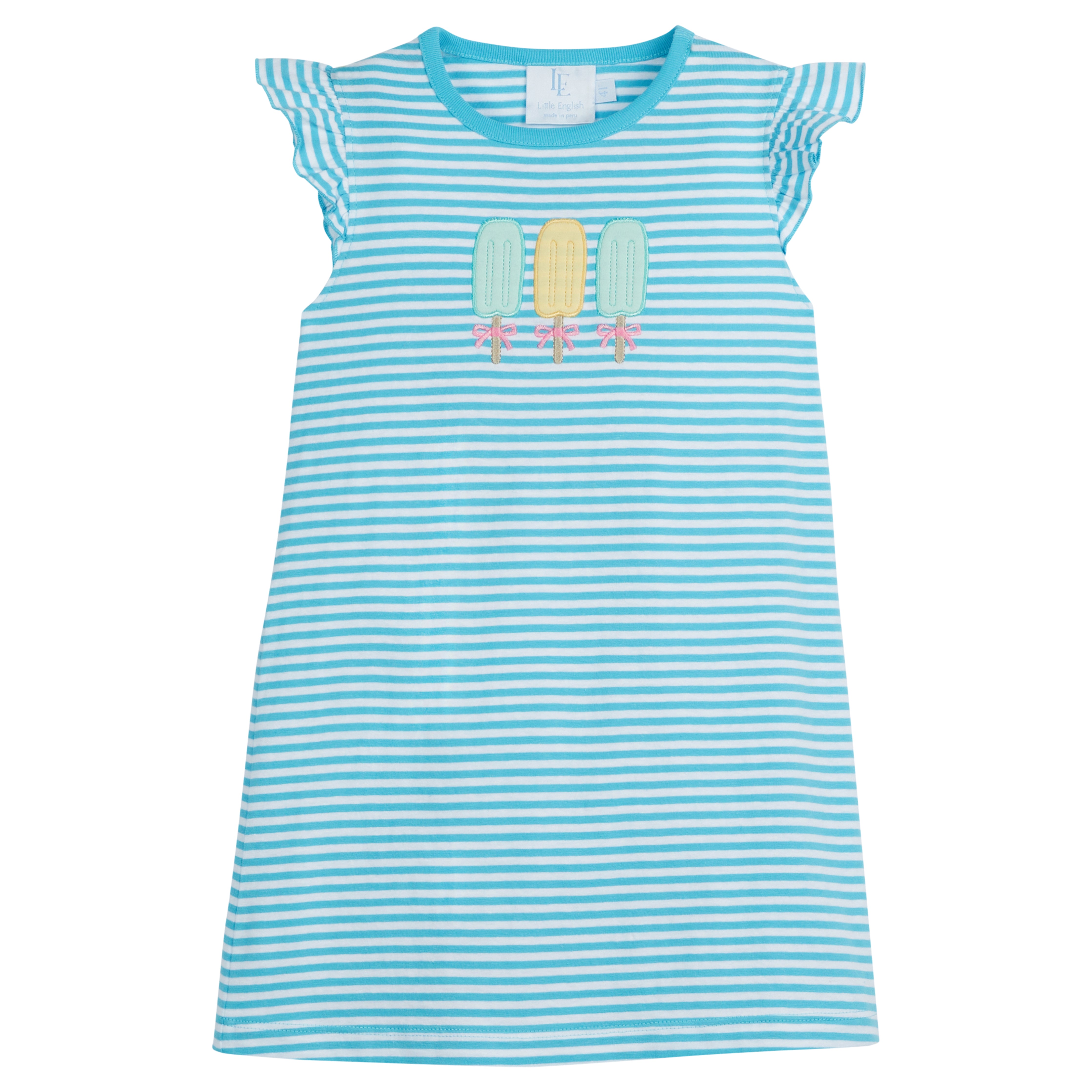 Applique Tilly Dress - Popsicle