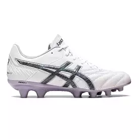 Asics Lethal Flash IT 2 Womens FG Football Boots (White/Gunmetal)