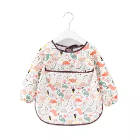 Baby Long Sleeve Apron Smock Bib All The Dinos