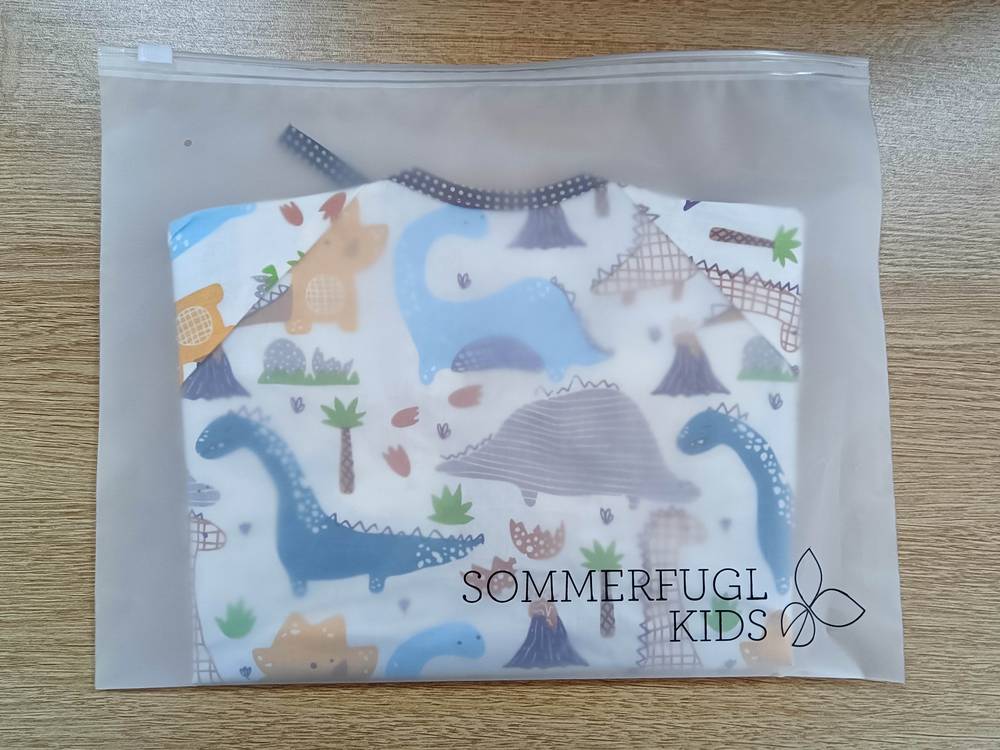 Baby Long Sleeve Apron Smock Bib Dinosaur & Friends