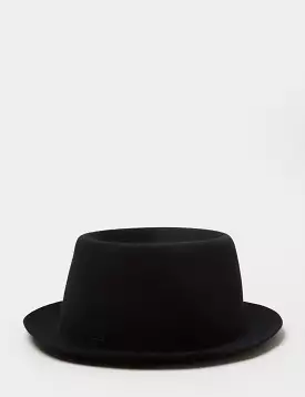 Bailey Crowe Pork Pie Hat - Black