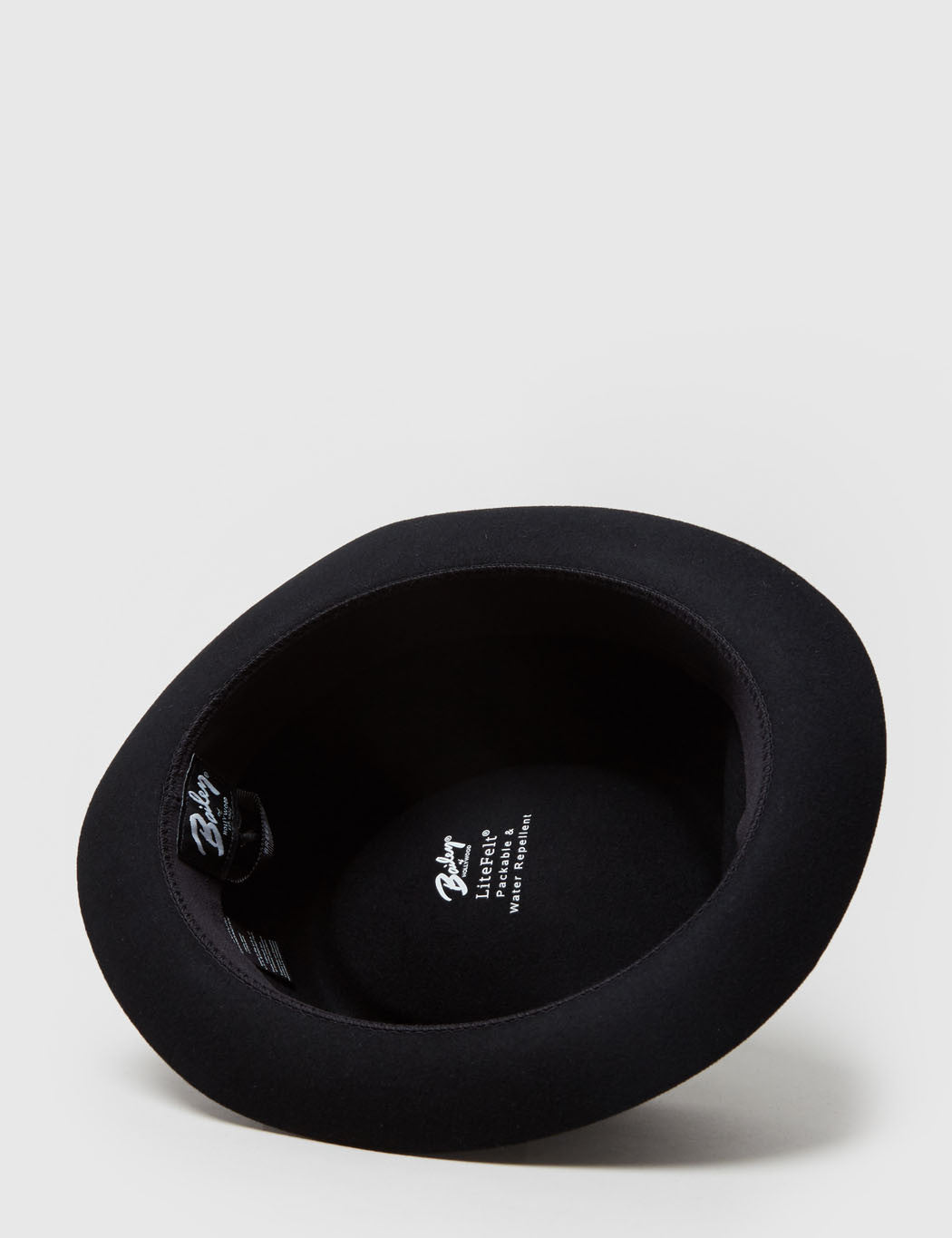 Bailey Crowe Pork Pie Hat - Black