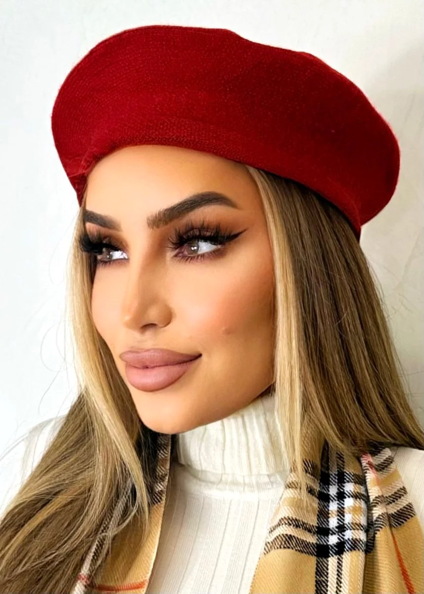 Beauty Game Beret Red