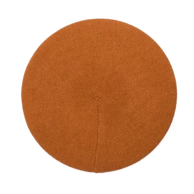 Beret Queen Beliche (Dark Camel)