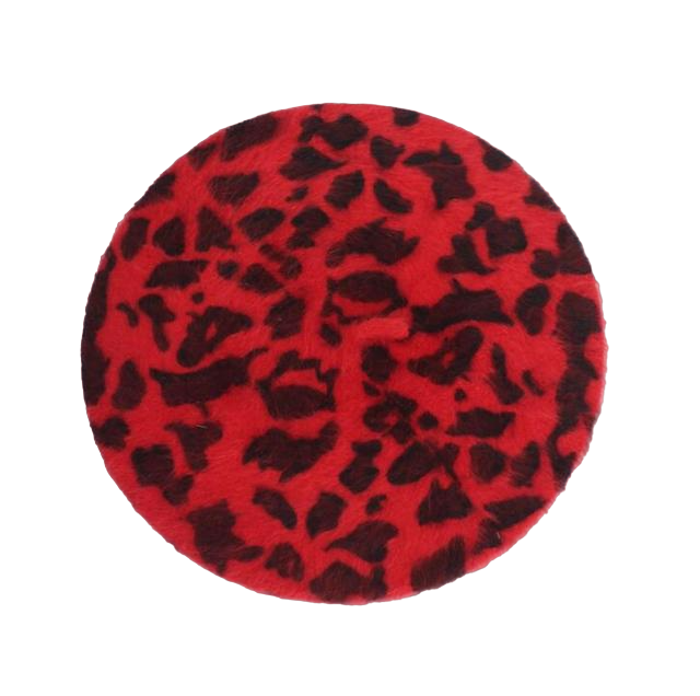 Beret Queen Leopard (Red)