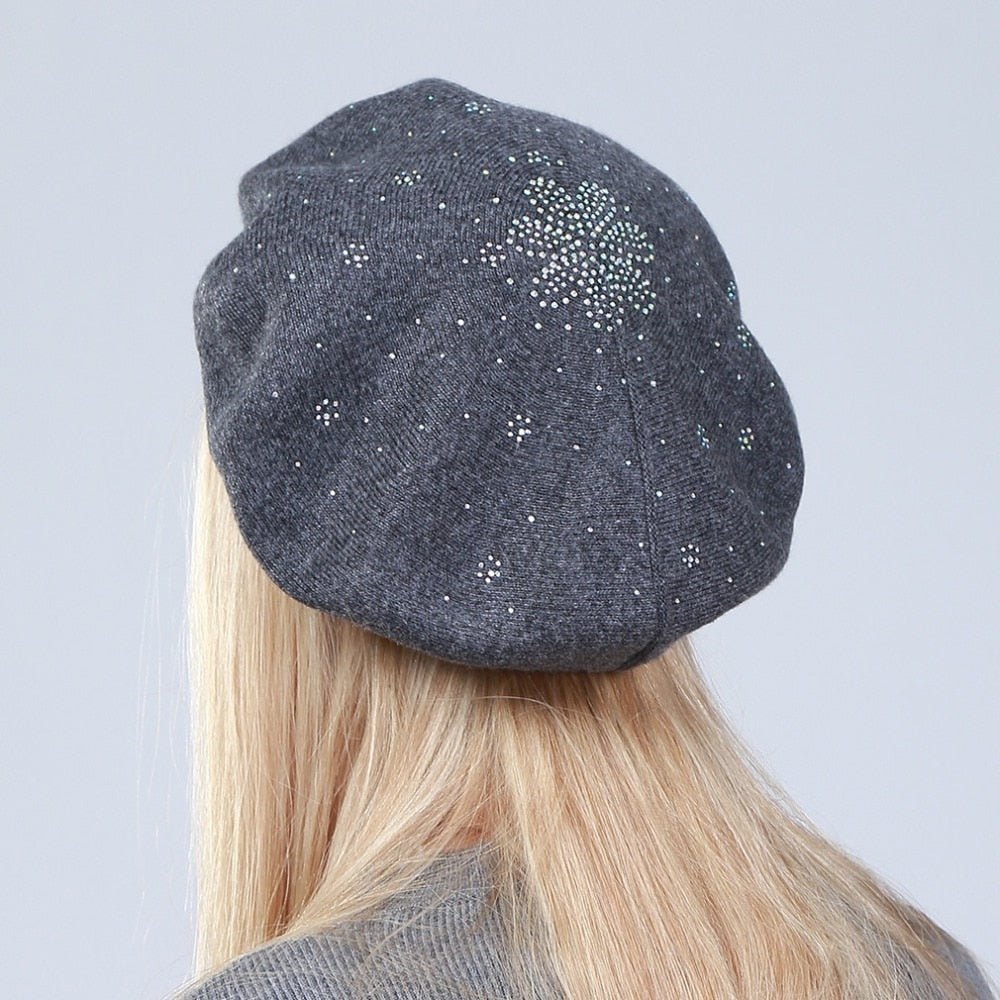 Beret Queen Melbourne (Light Grey)