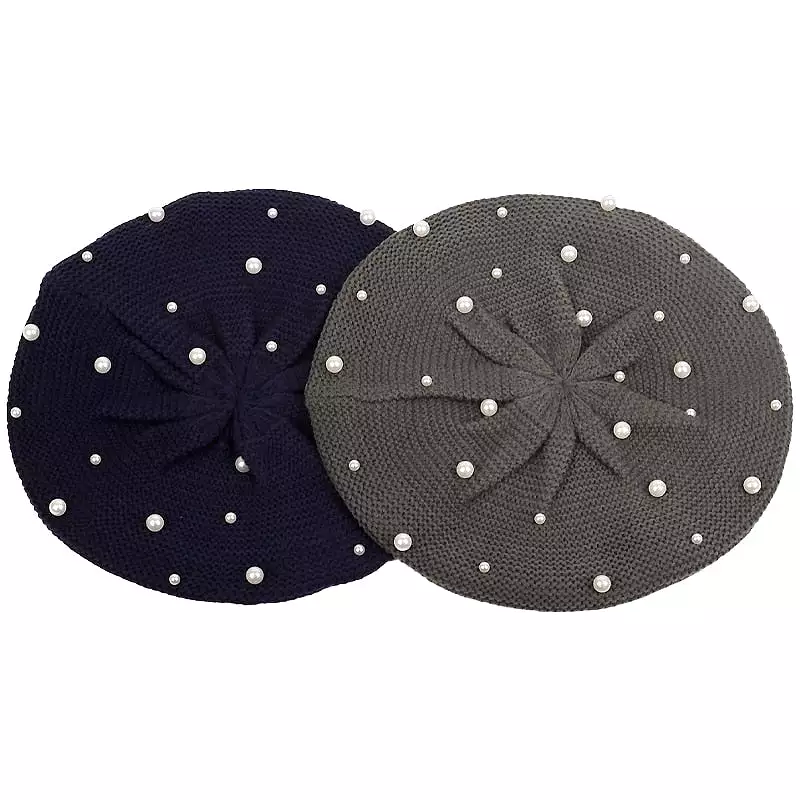 Beret Queen Milan (Dark gray)