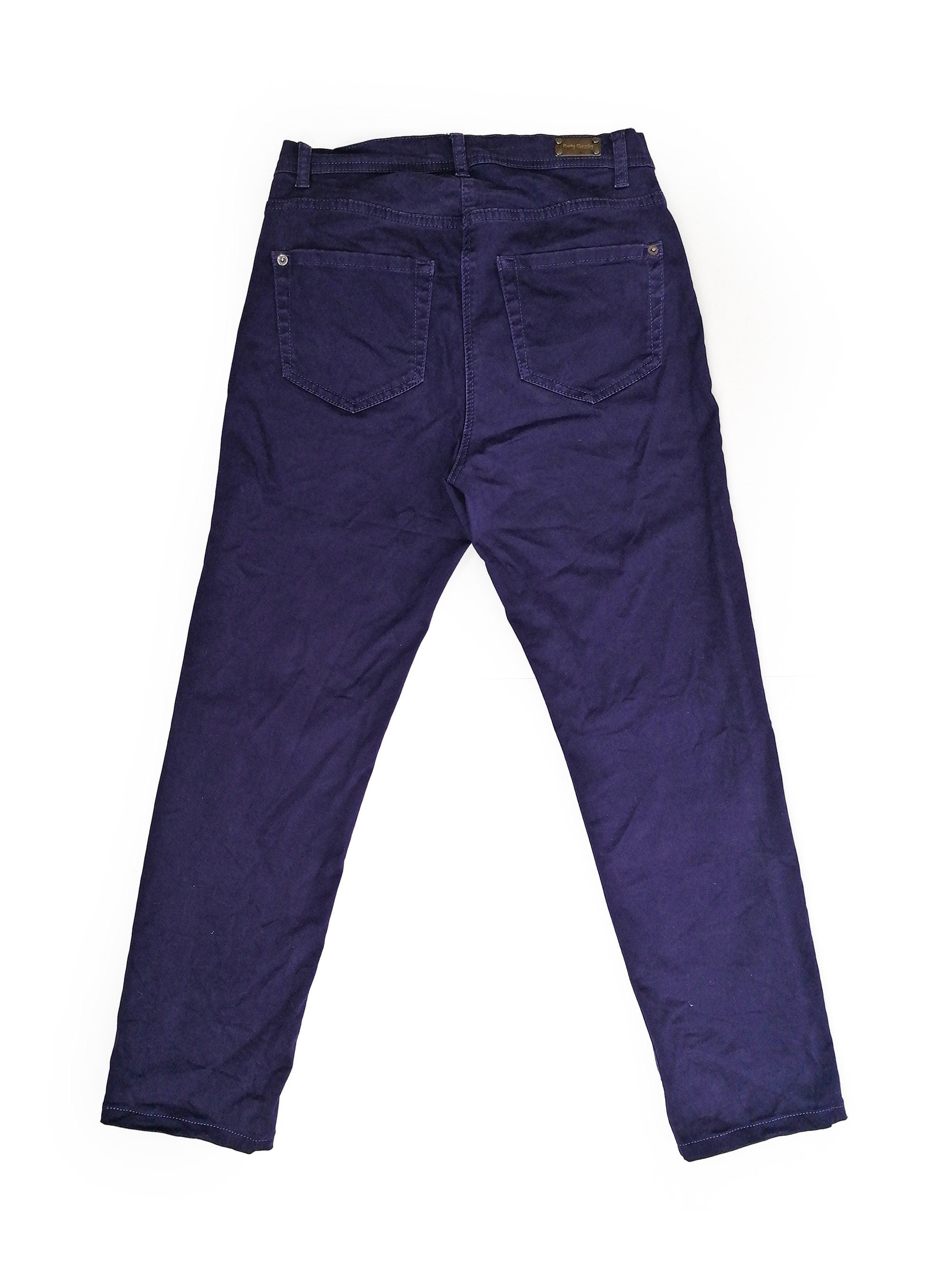 BETTY BARCLAY Indigo Purple Jeans - size S // eu 36 // us 6 // uk 10