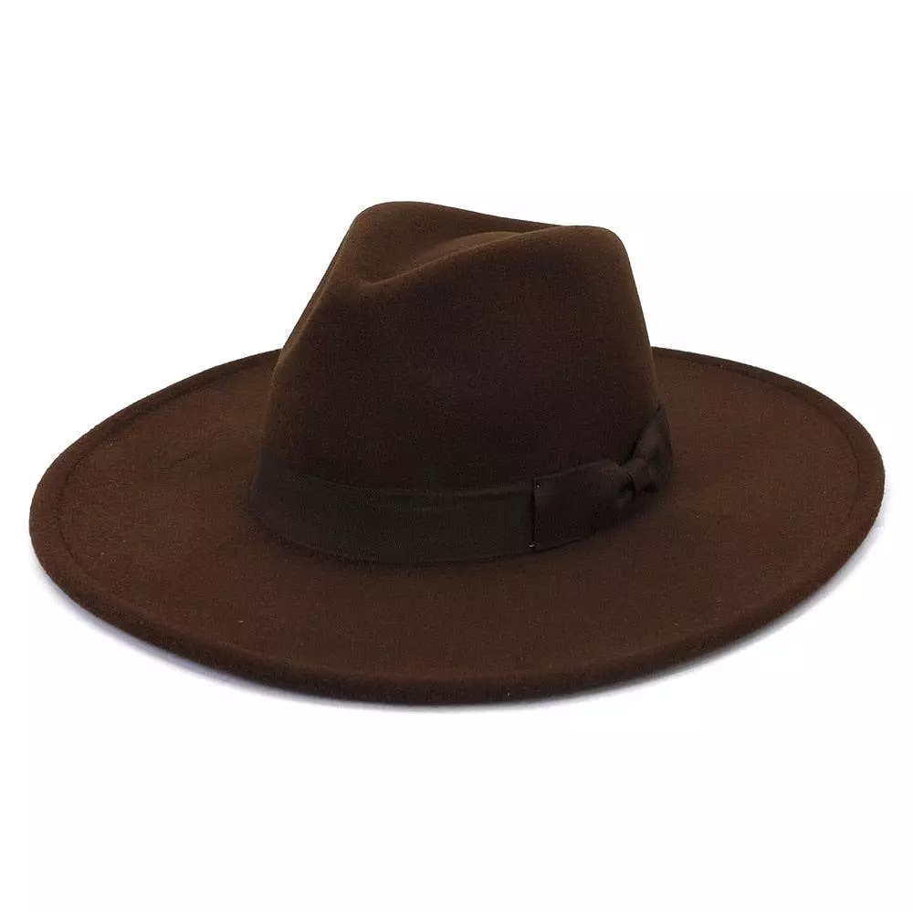 Big Wide Retro Fedora Hat