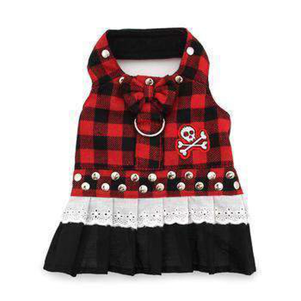 Biker Dress Dog Harness by Doggles - Buffalo Plaid