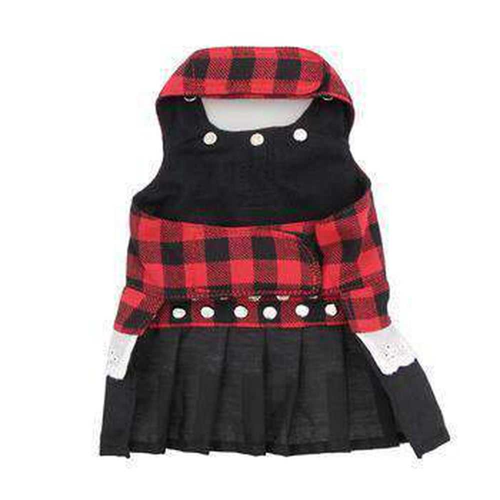 Biker Dress Dog Harness by Doggles - Buffalo Plaid