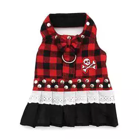 Biker Dress Dog Harness by Doggles - Buffalo Plaid