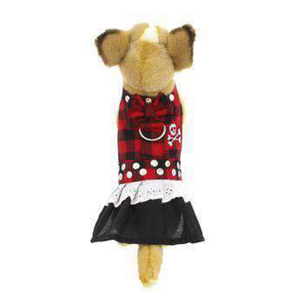 Biker Dress Dog Harness by Doggles - Buffalo Plaid