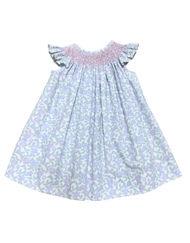 Bishop Smocked Dress - Floral