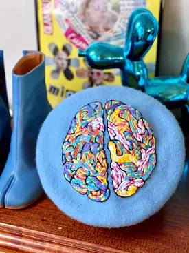 BLUE BRAIN beret