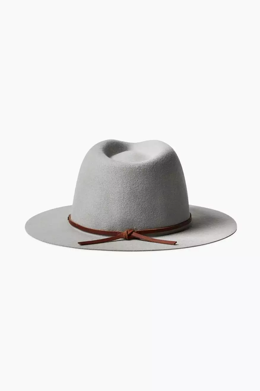 Brixton Wesley Fedora - MINERAL GREY