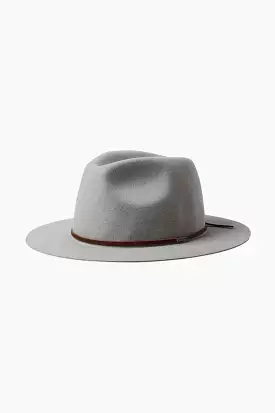 Brixton Wesley Fedora - MINERAL GREY