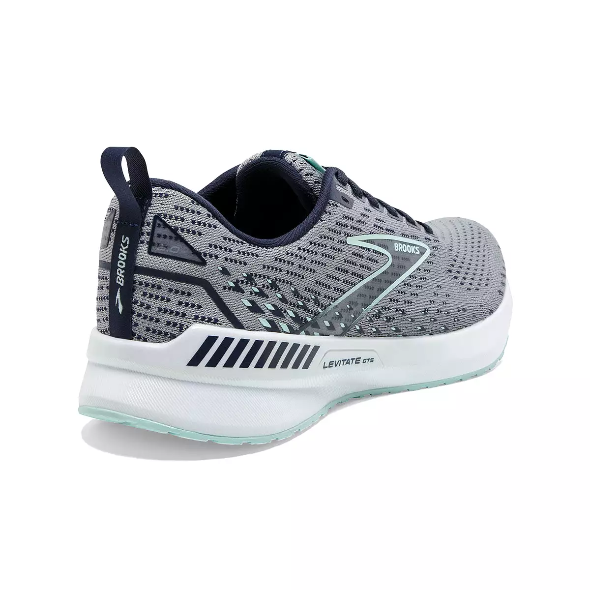 Brooks Levitate GTS 5 Womens | Grey/peacoat/blue Light