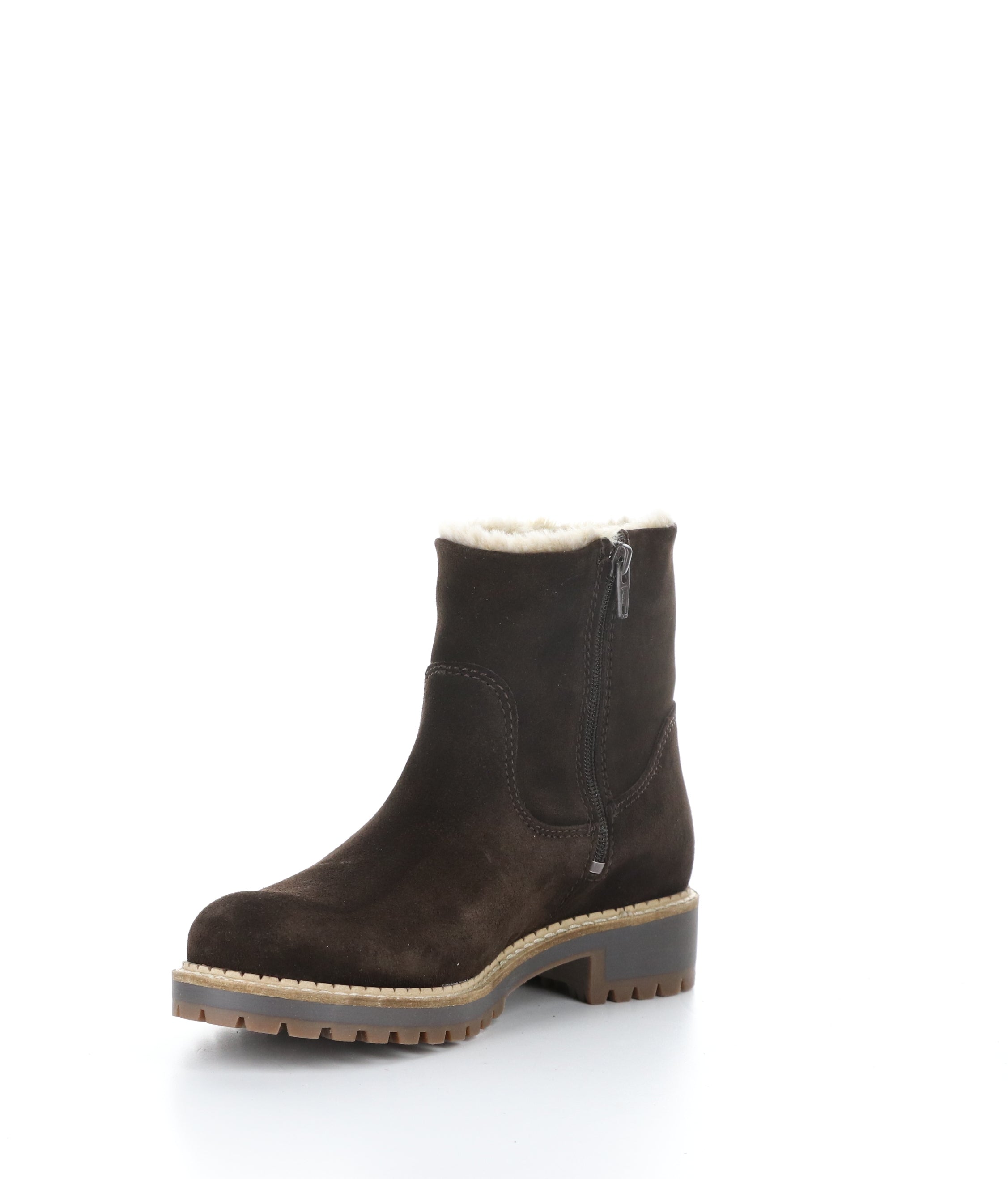 CALIB COFFEE Round Toe Boots