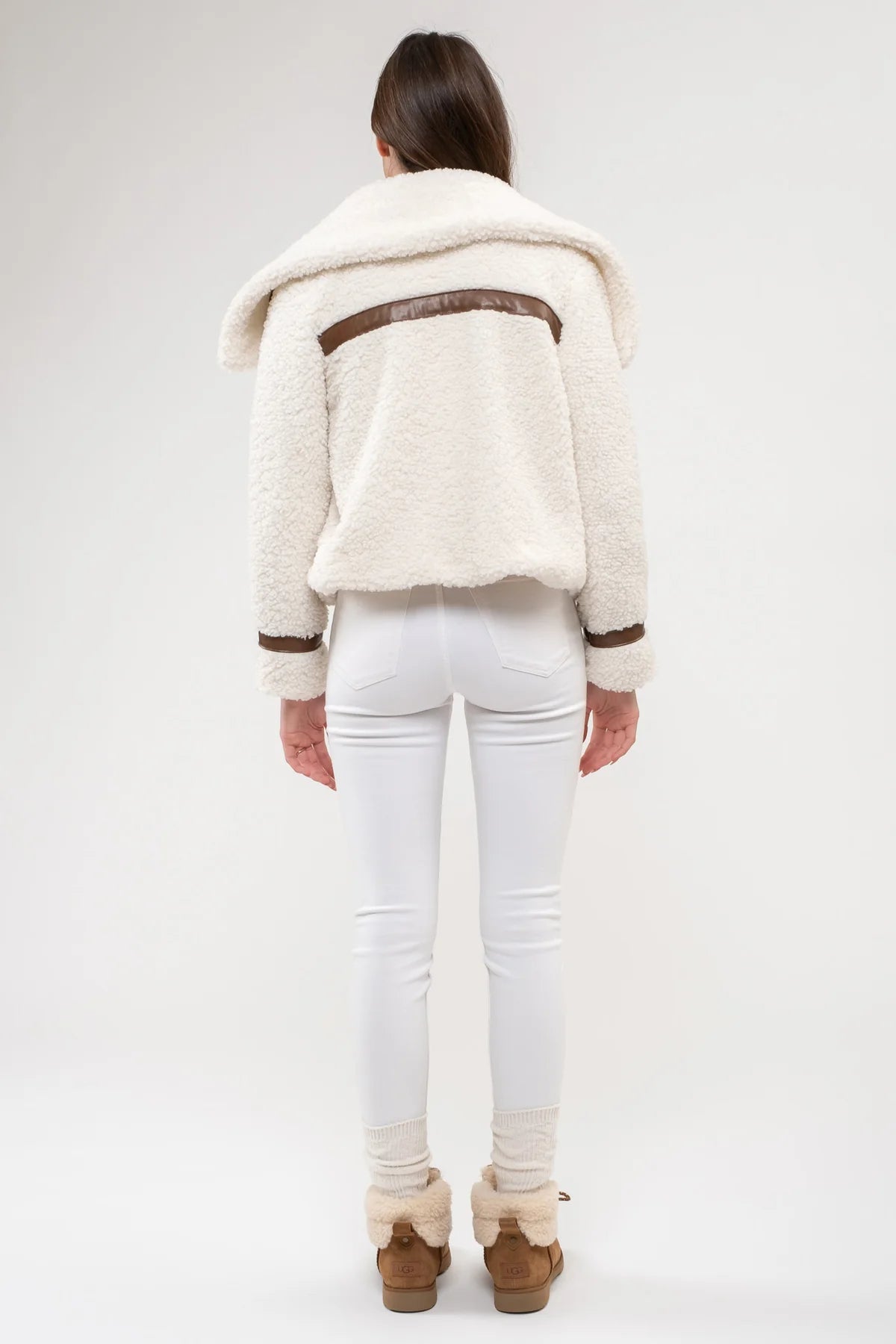 Callahan Sherpa Jacket - White