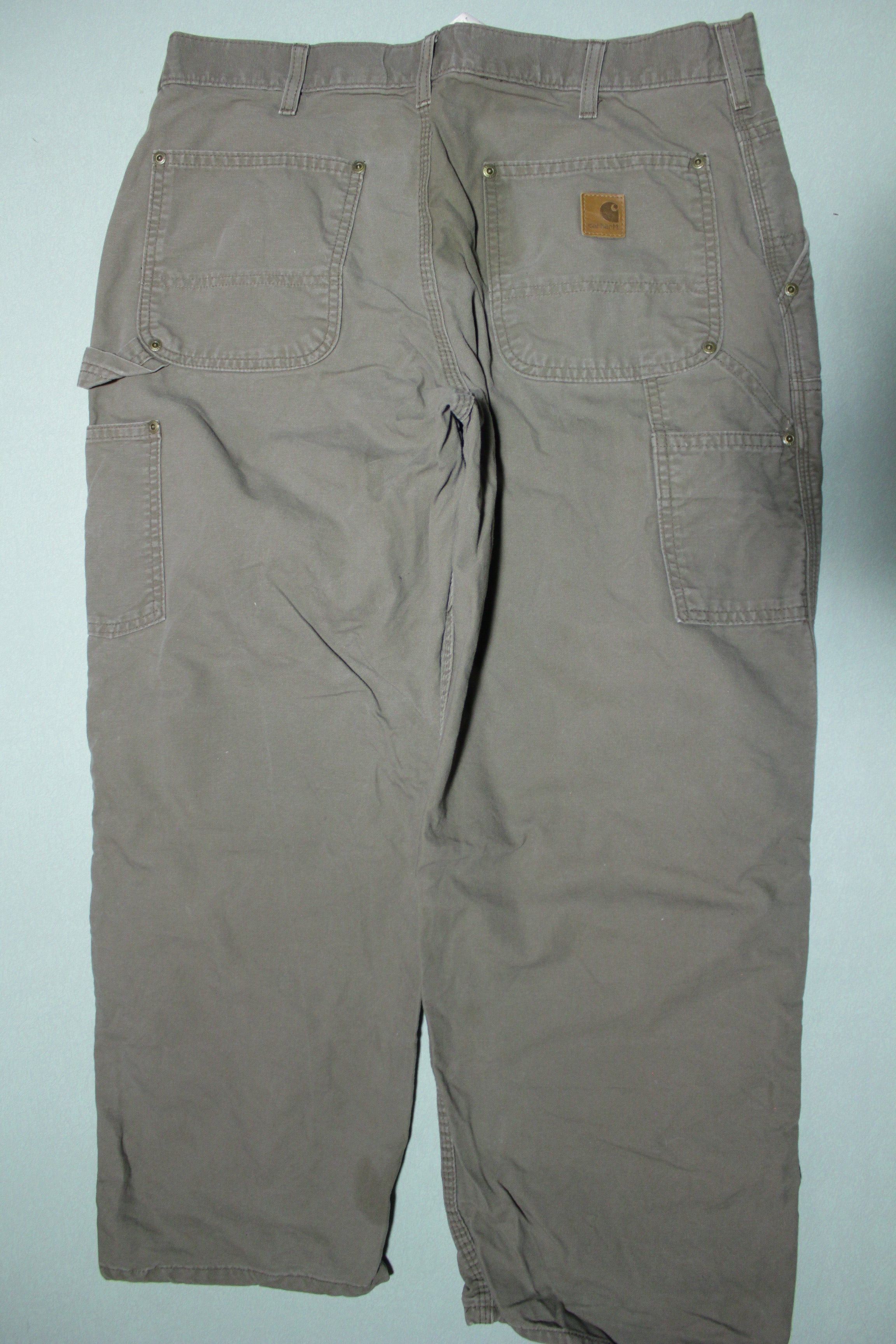 Carhartt B195 LBR Dungaree Fit Double Knee Carpenter Light Work Pants 36x26