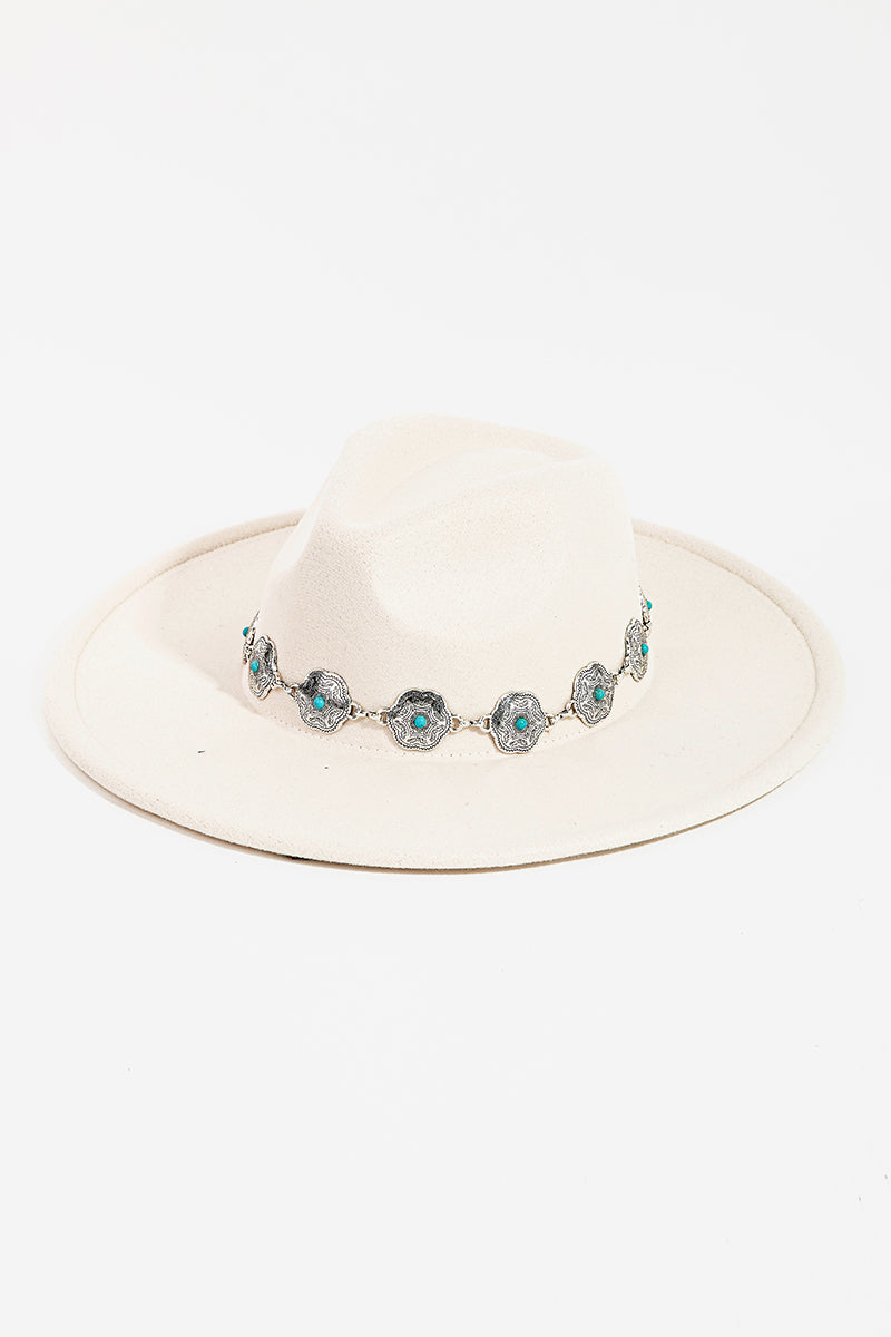 Chain Strap Fedora