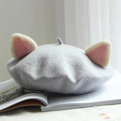 CUTE CAT EARS BERET BY51010