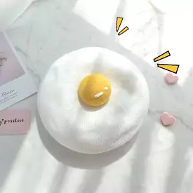 CUTE HANDMADE YOLK BERET HAT BY51003