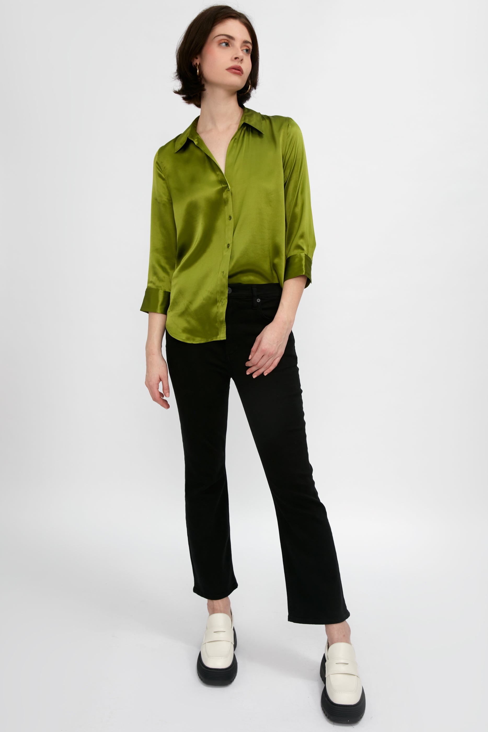 Dani Blouse in English Ivy