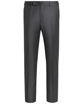 Dark Grey Basic Trofeo Wool Trouser