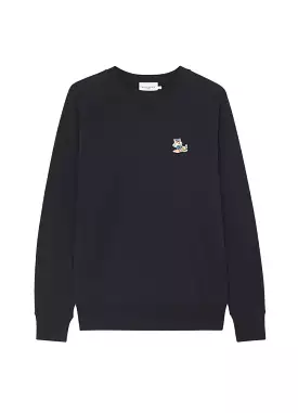 Dressed Fox Patch Classic Sweatshirt KM00304KM0001