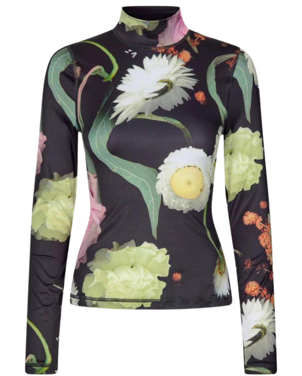 Estelle Blouse Scanned Flowers