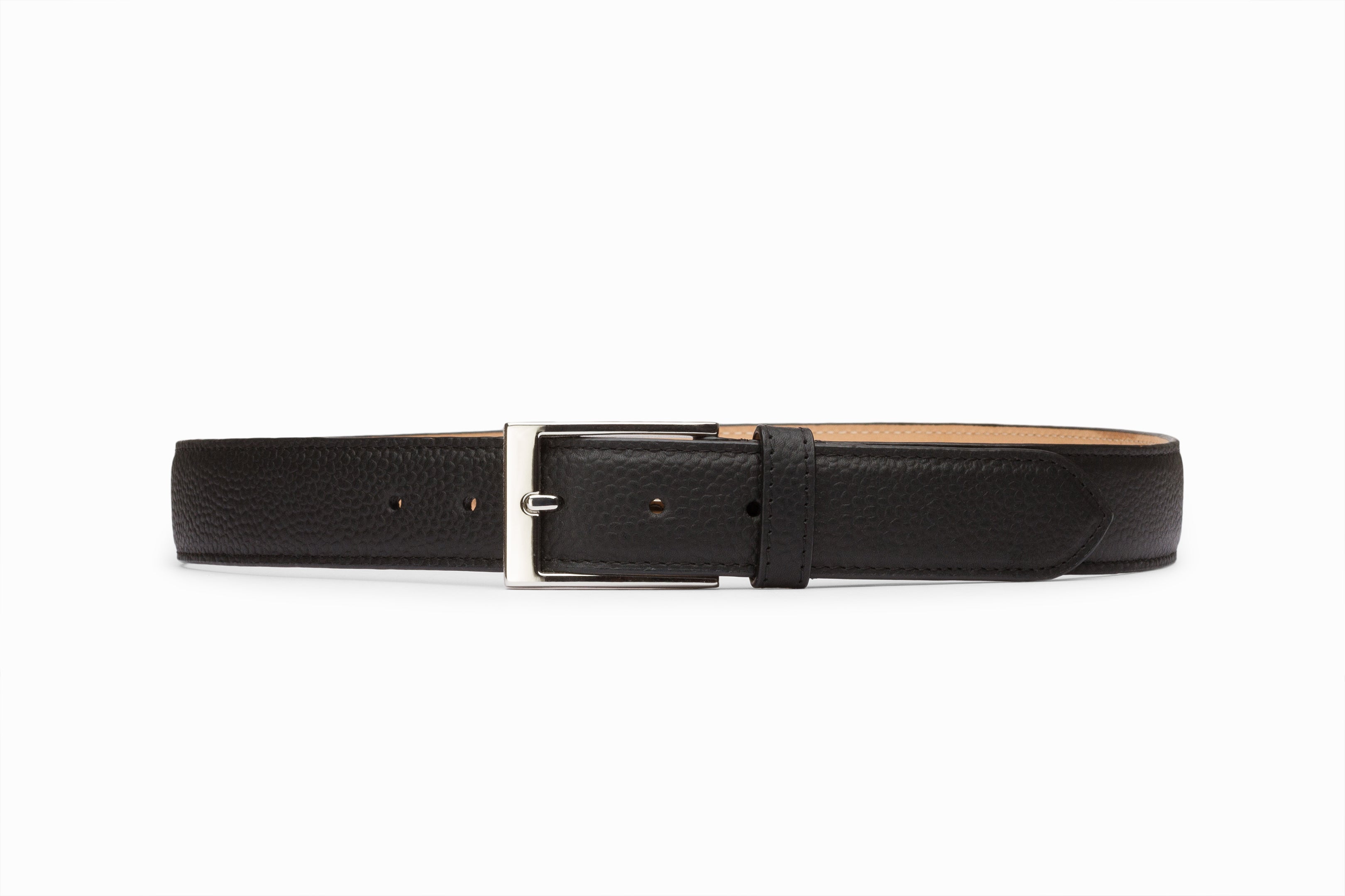 Flat Belt- Black Grain