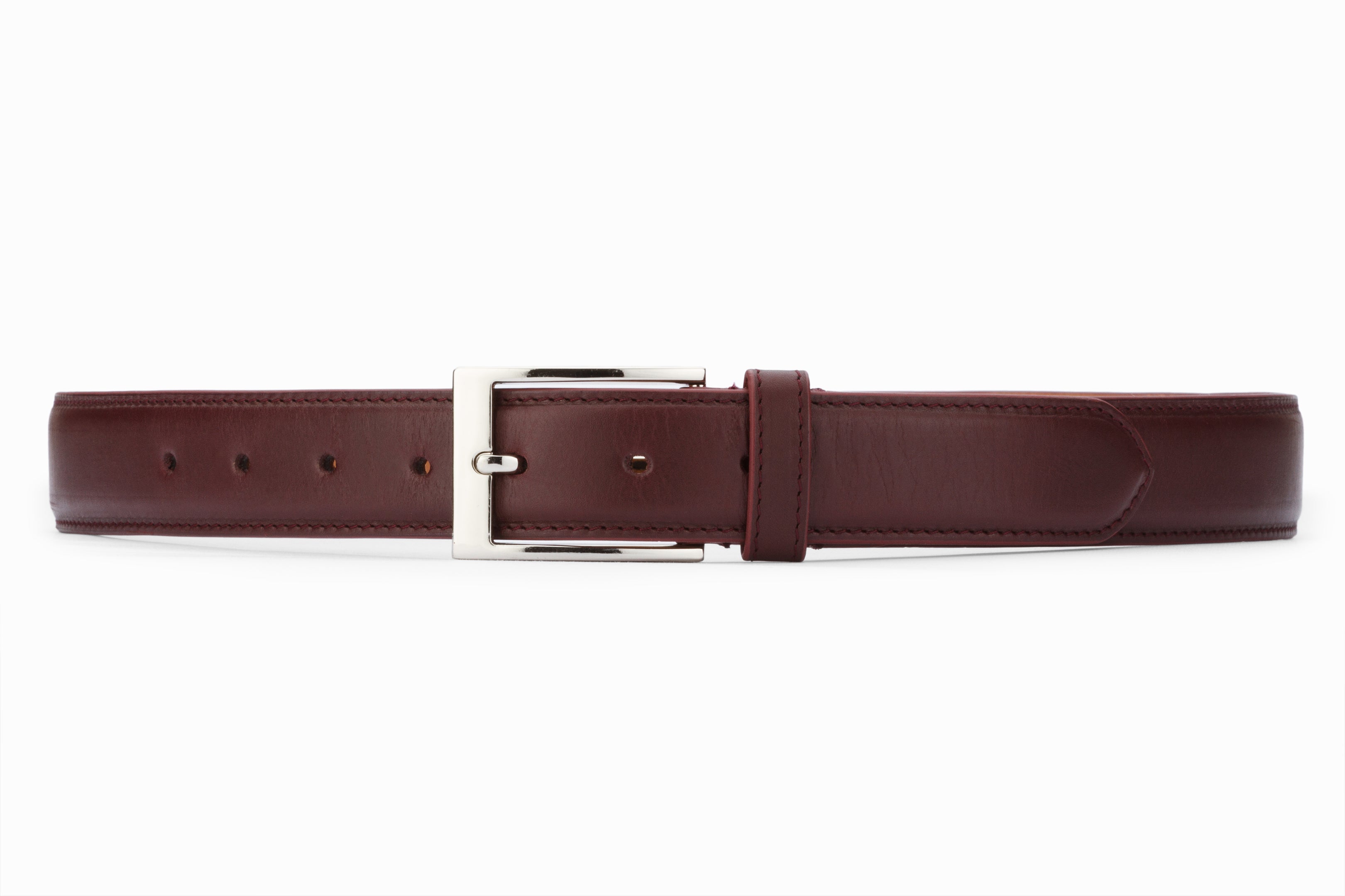 Flat Belt- Burgundy