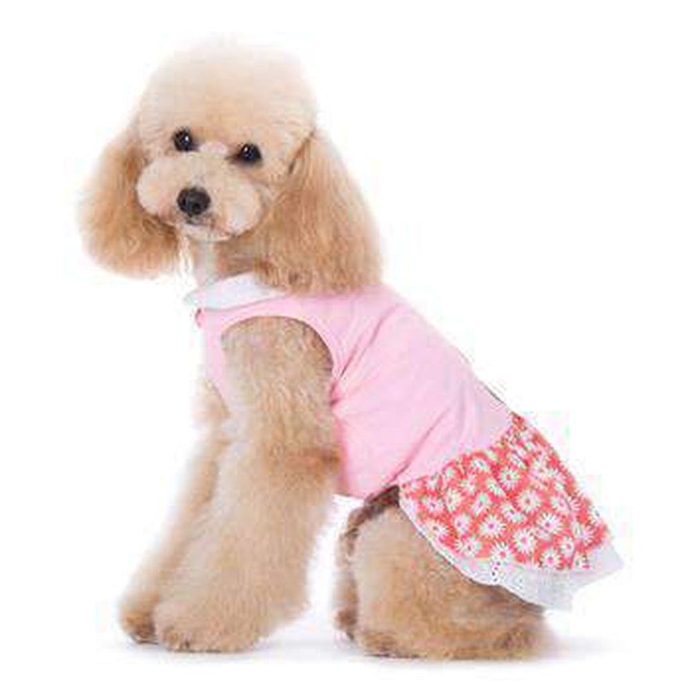 Flower Bling Dog Dress