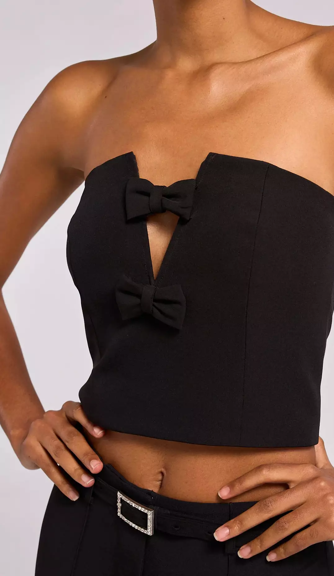 Generation Love - Giselle Bow Bustier - Black