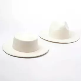 Genuine Australian Wool Felt Hats In Ivory