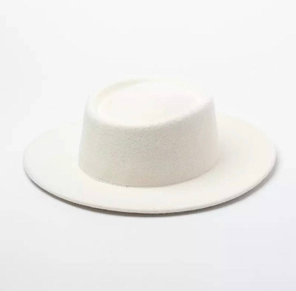 Genuine Australian Wool Felt Hats In Ivory