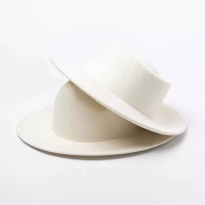 Genuine Australian Wool Felt Hats In Ivory