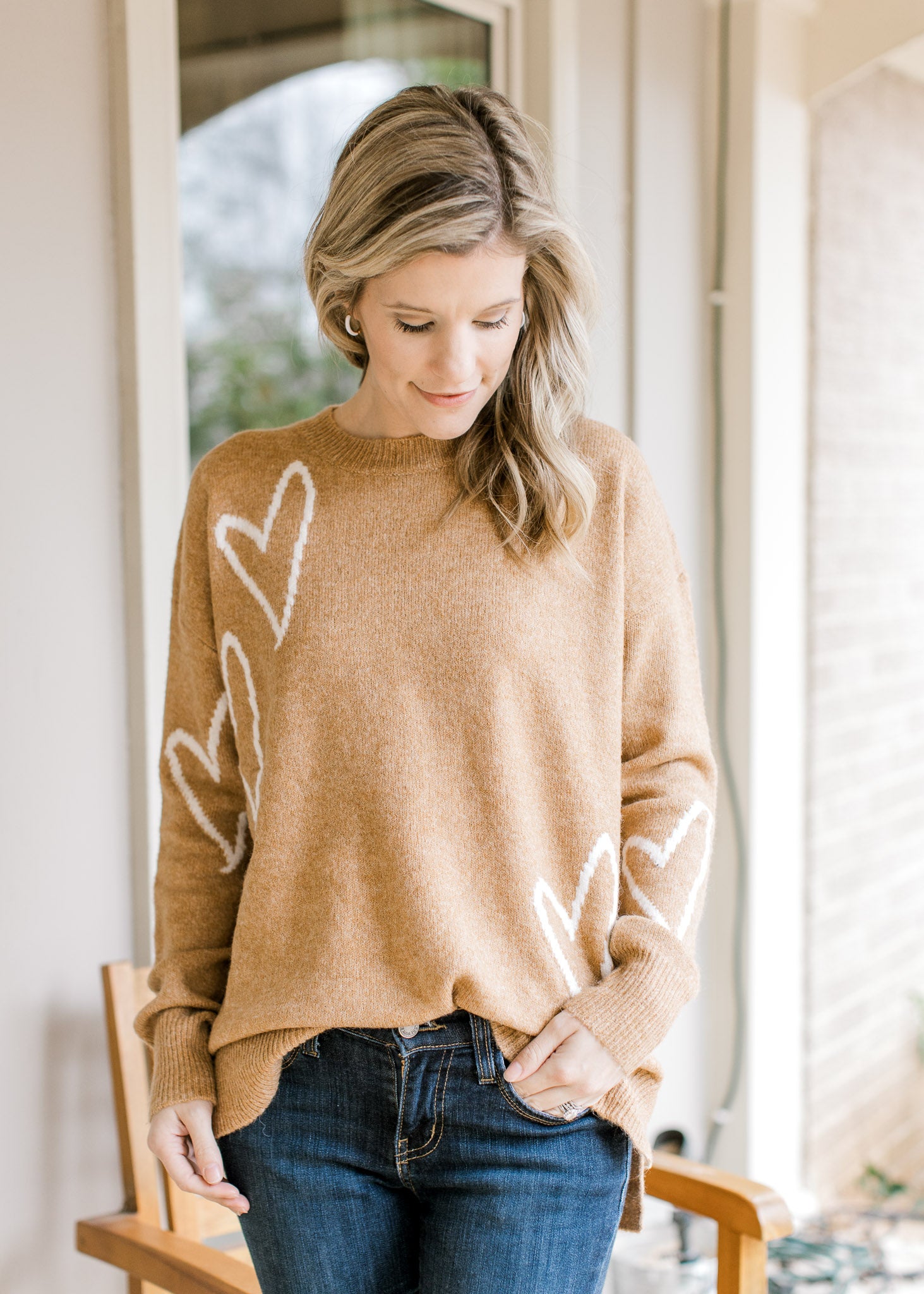 Golden Hearts Sweater