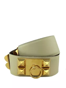 Hermes Leather Collier De Chien Belt 75 CM