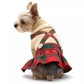 Holiday Plaid Dog Dress