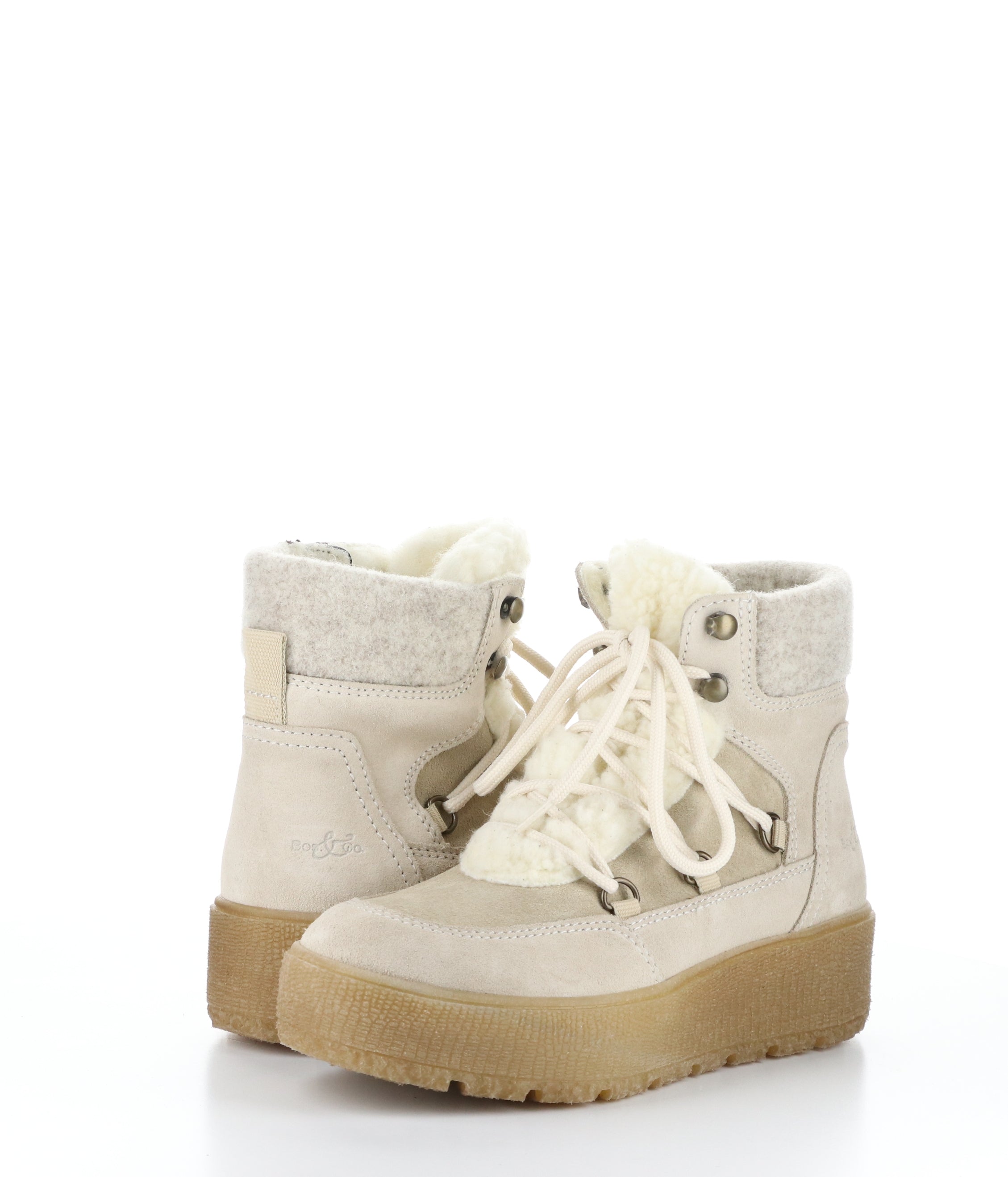 IDEAL ANTELOPE/BEIGE/CHAMP Round Toe Boots