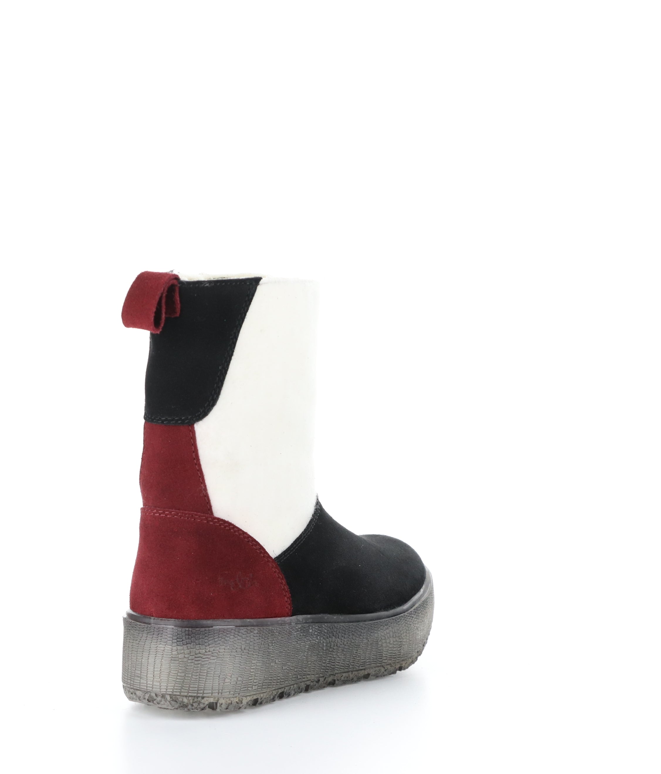 IGNITE BLACK/MARBLE/SANGRIA Round Toe Boots