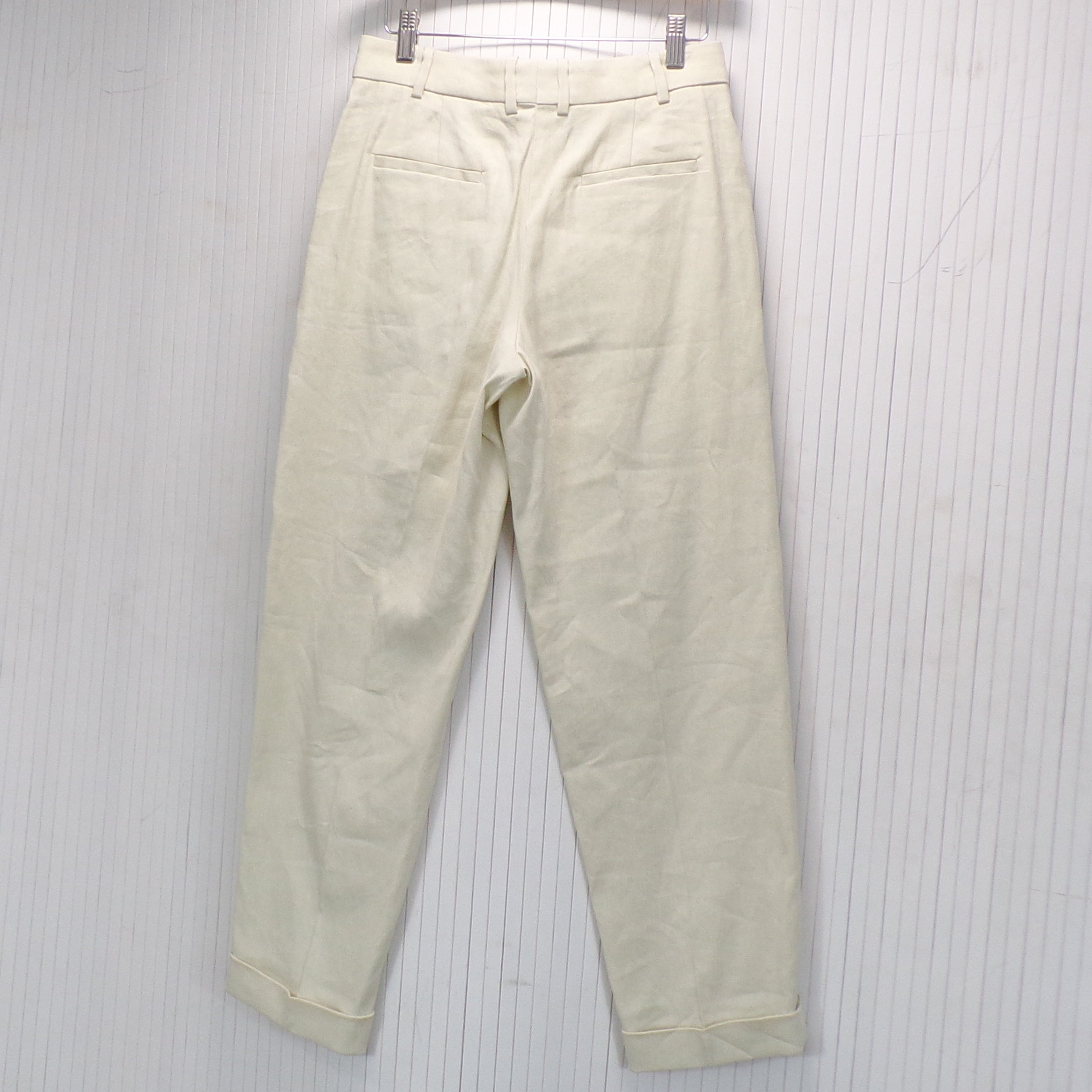 Joseph Brand New 325 Cream Linen & Cotton Trina Pants XS